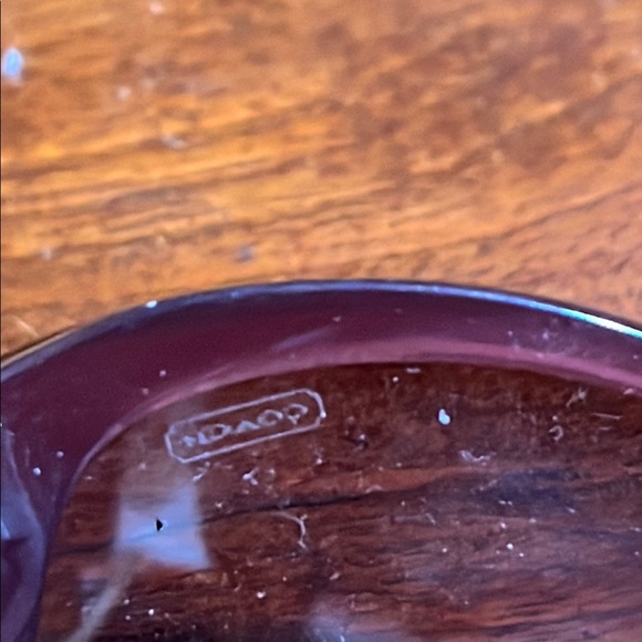 Coach Brown Sunglasses Classic Oval Design - Picture 4 of 12